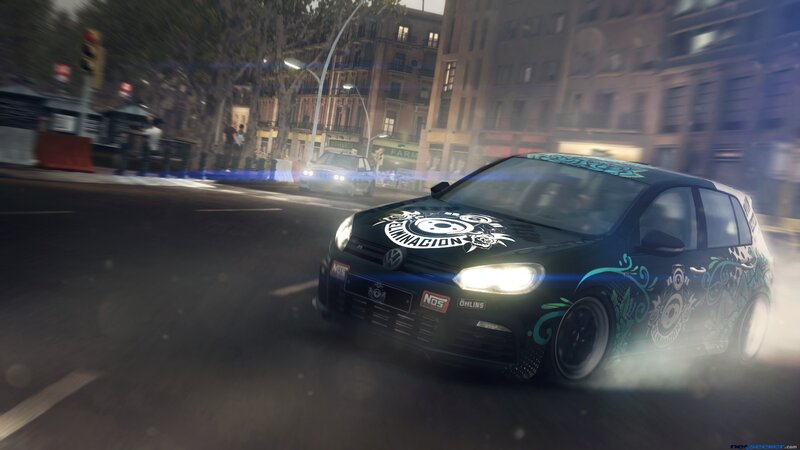Black Car Drifting — Dynamic