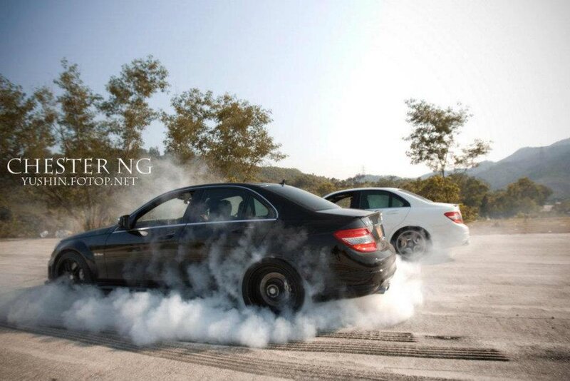 Black Car Drifting
