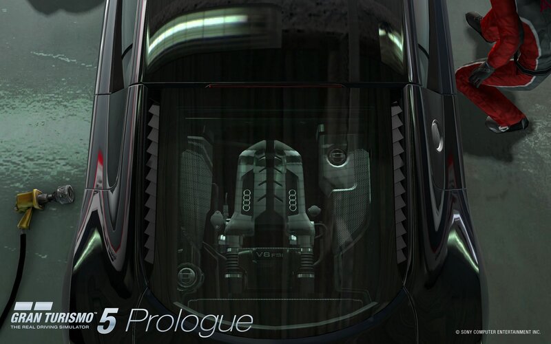 Black Car Engine — Dramatic