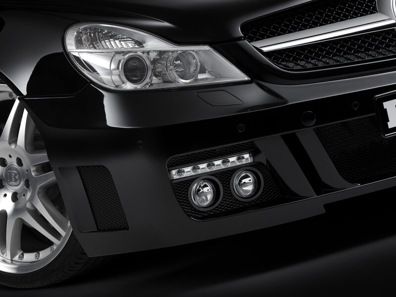 black car front detail