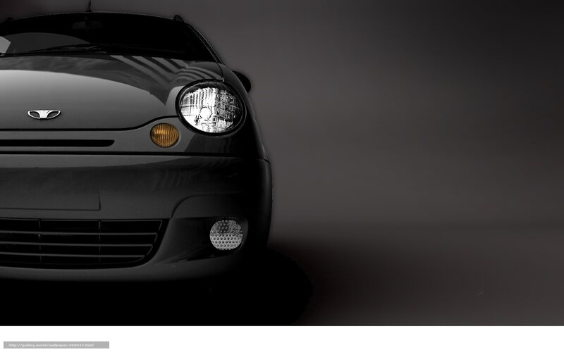 Black Car Front View — Dramatic, Photograph, Headlight