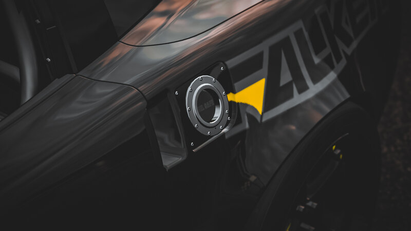 Black Car Fuel Door