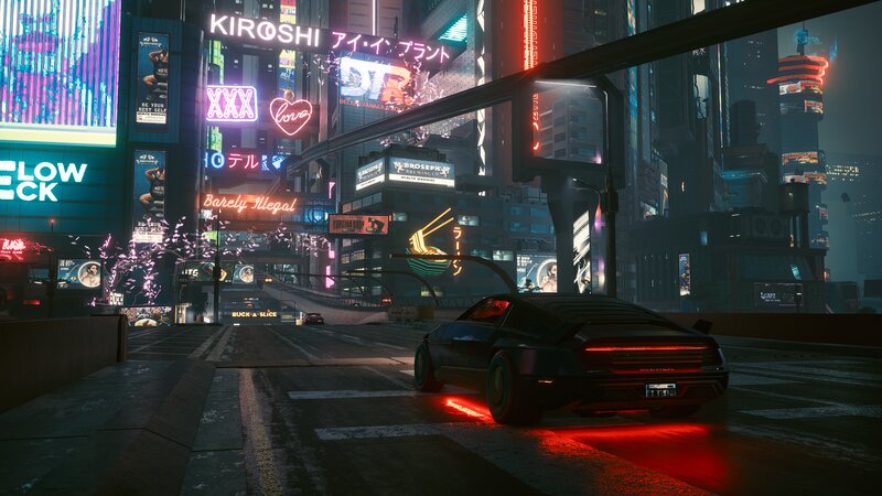 Black Car in City