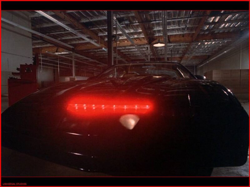 Black Car in Garage — Dramatic