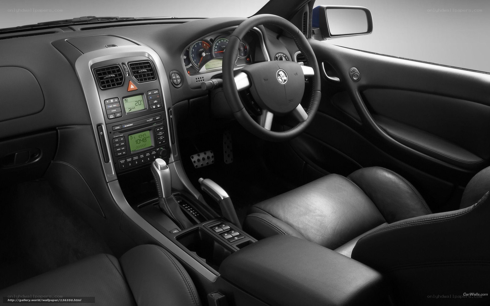 black car interior dashboard