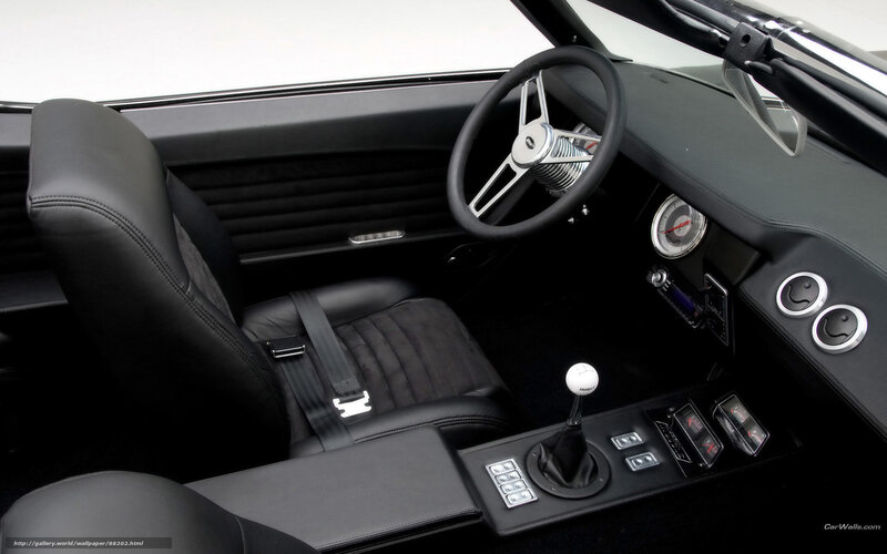 black car interior dashboard