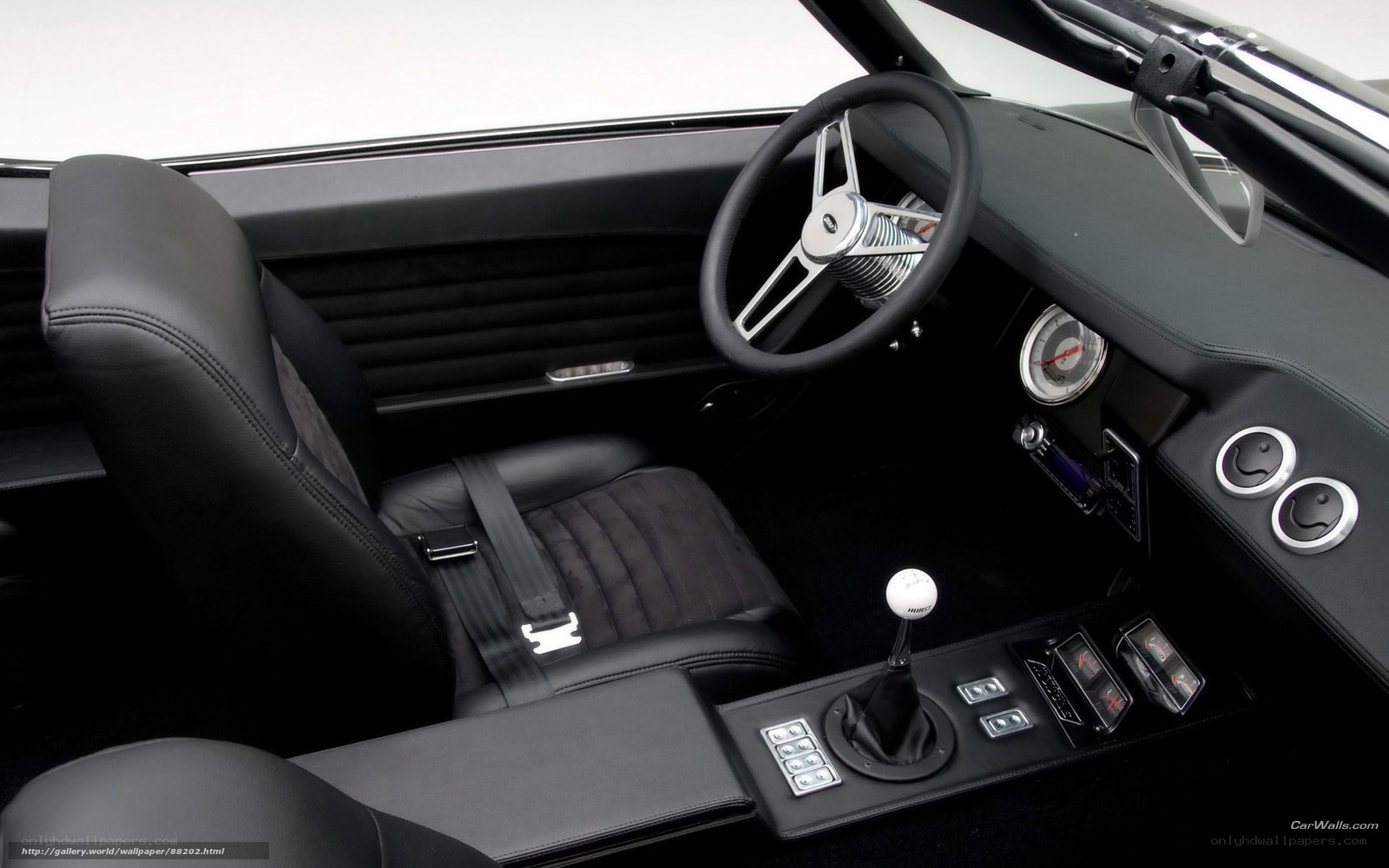 black car interior dashboard