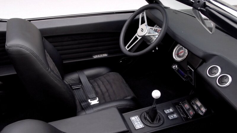 black car interior