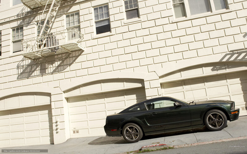 black car on city street