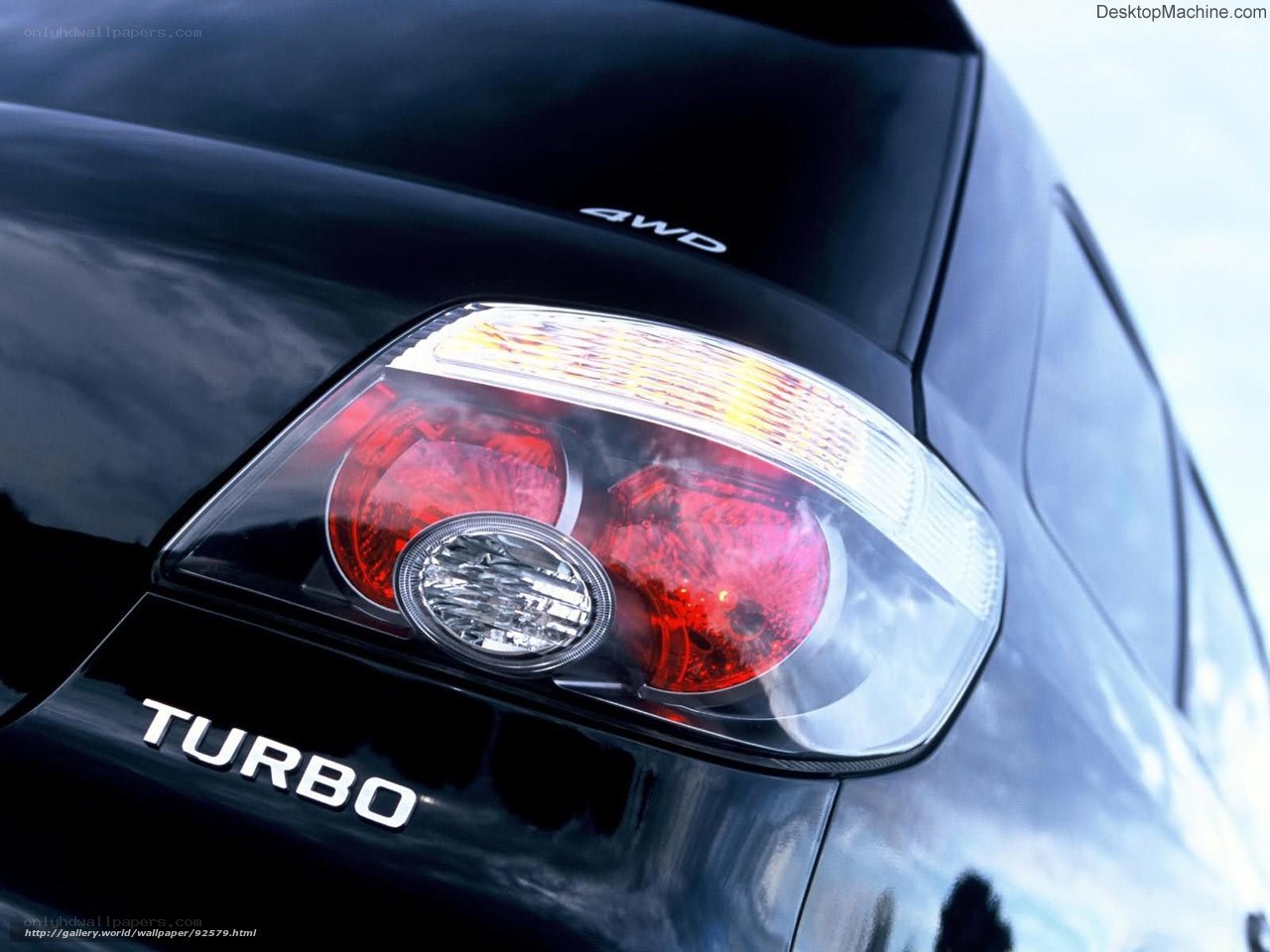 Black car rear taillight