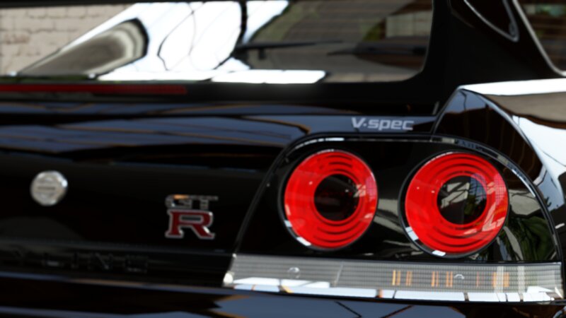 Black Car Rear