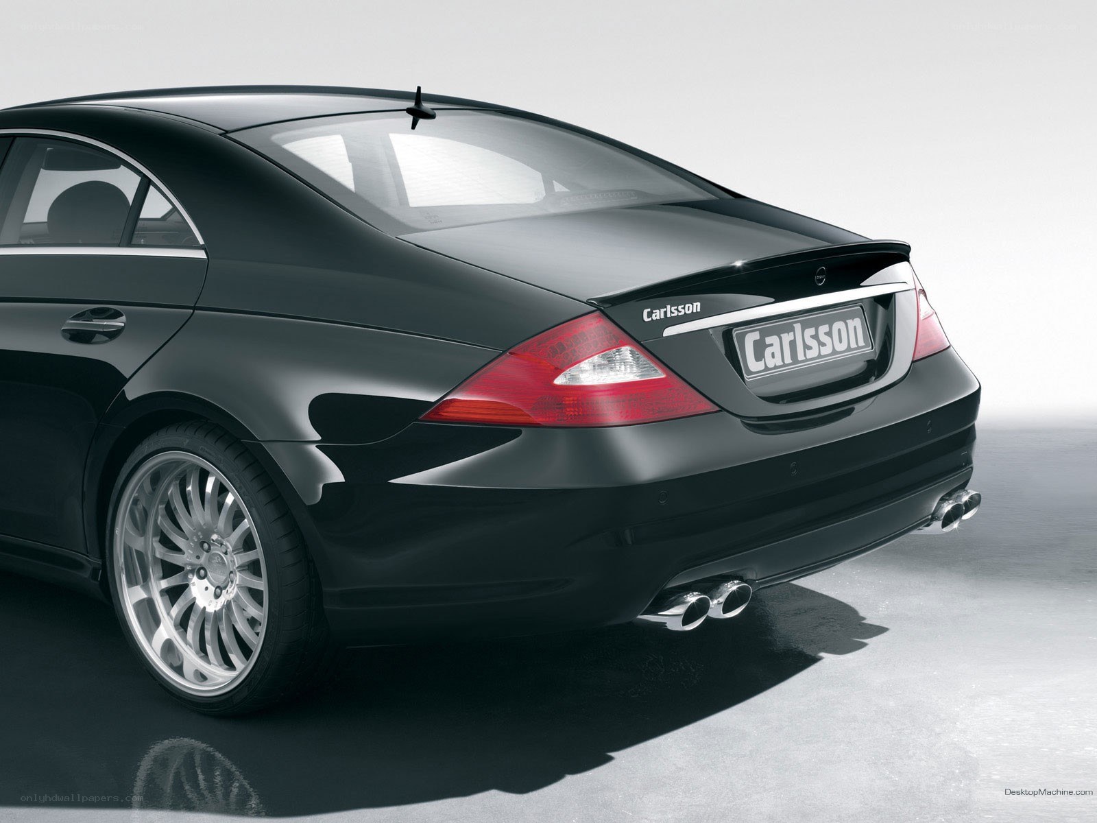 black car rear view