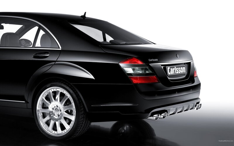 black car rear view