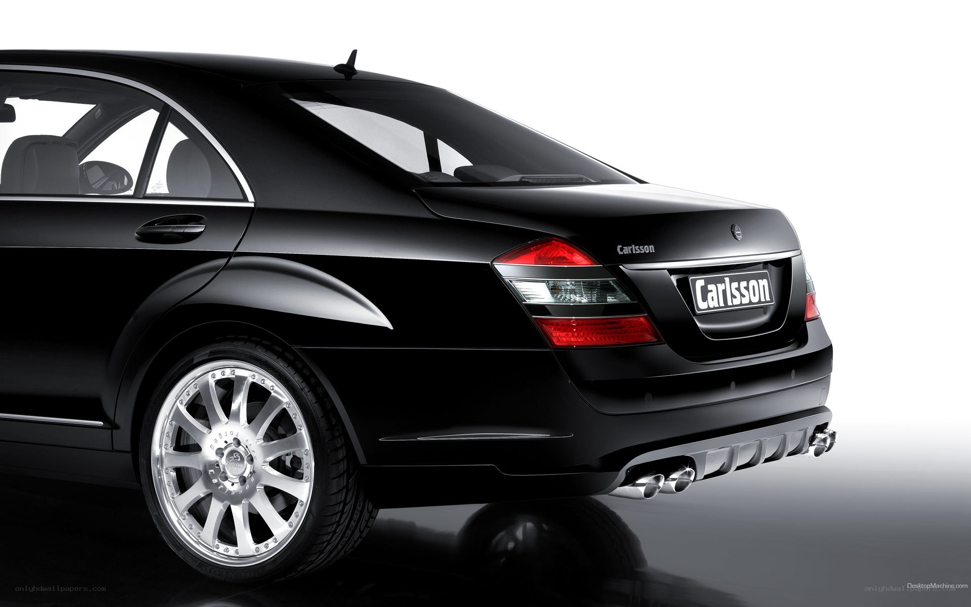 black car rear view