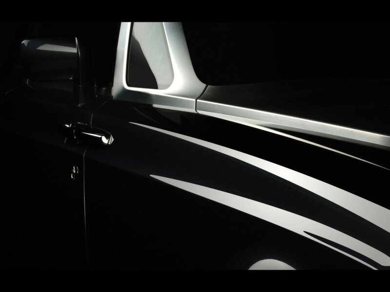 black car side profile