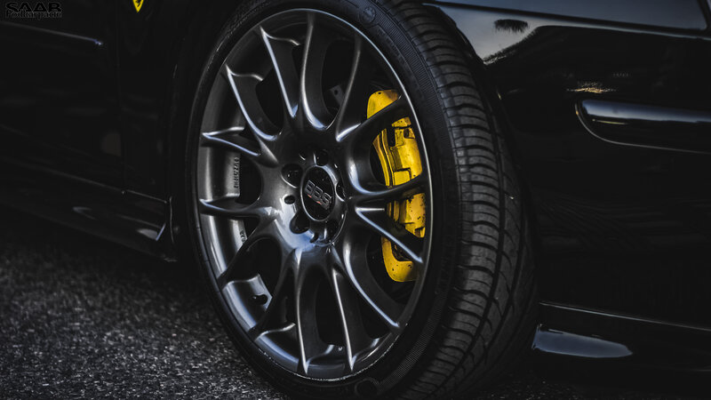 Black Car Wheel — Dramatic, Photograph, Brake
