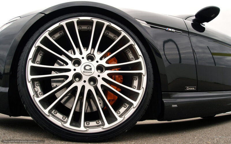 Black Car Wheel