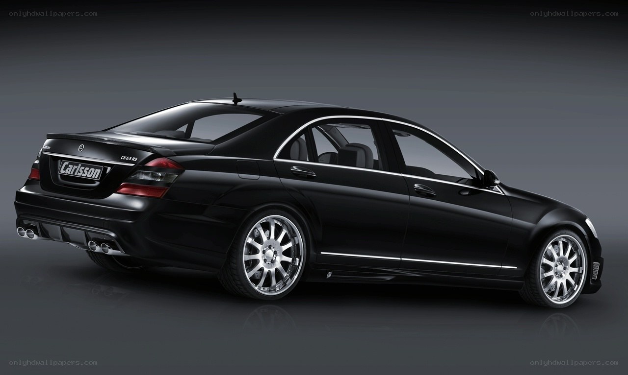 black car with custom wheels