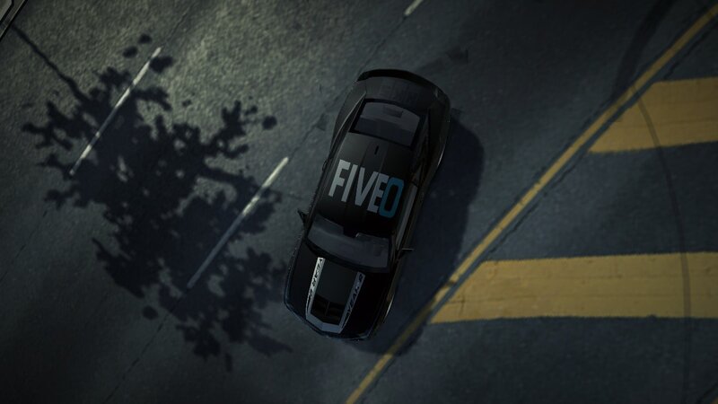 black car with fiveo logo
