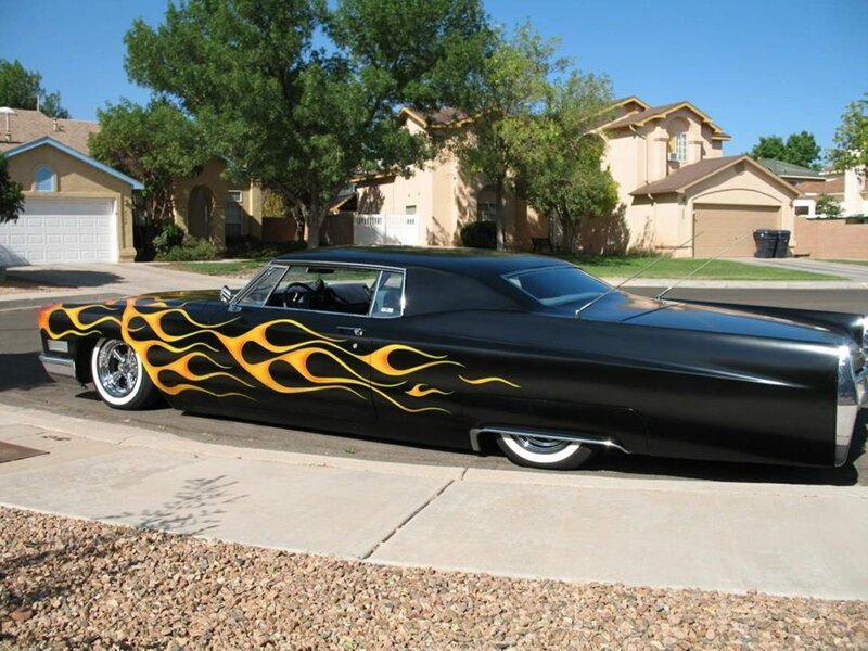 Black Car with Flames — Calm