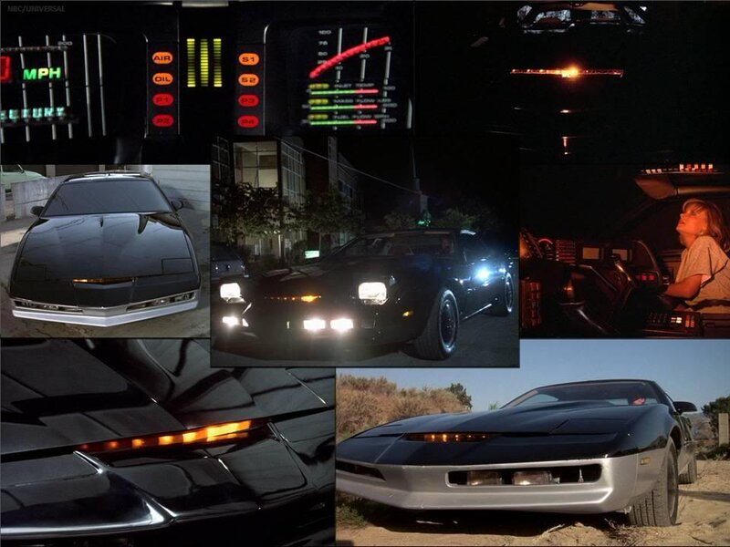 Black Car with Lights