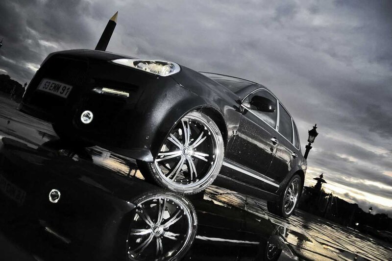 Black Car with Pencil