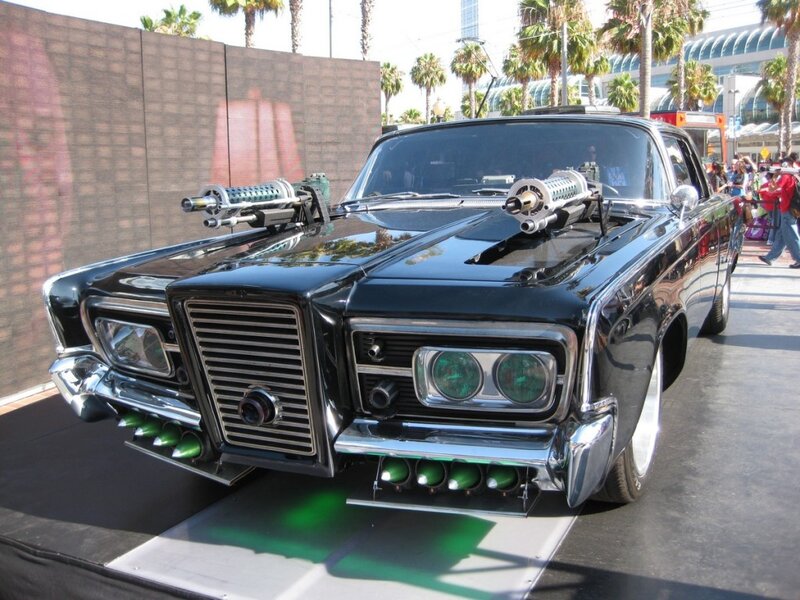 Black Car with Weapons