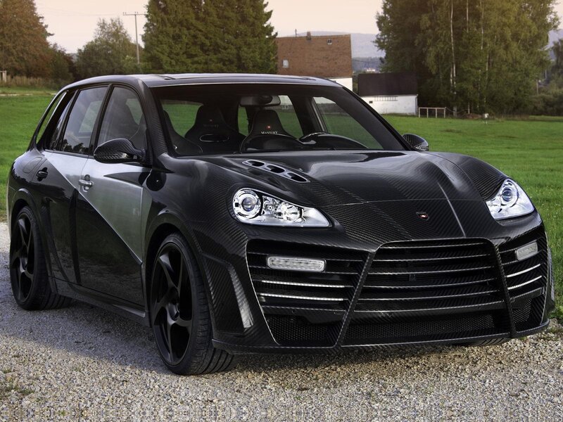 black carbon fiber car