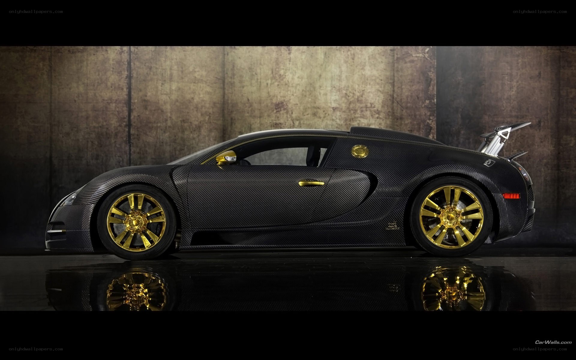 black carbon fiber car