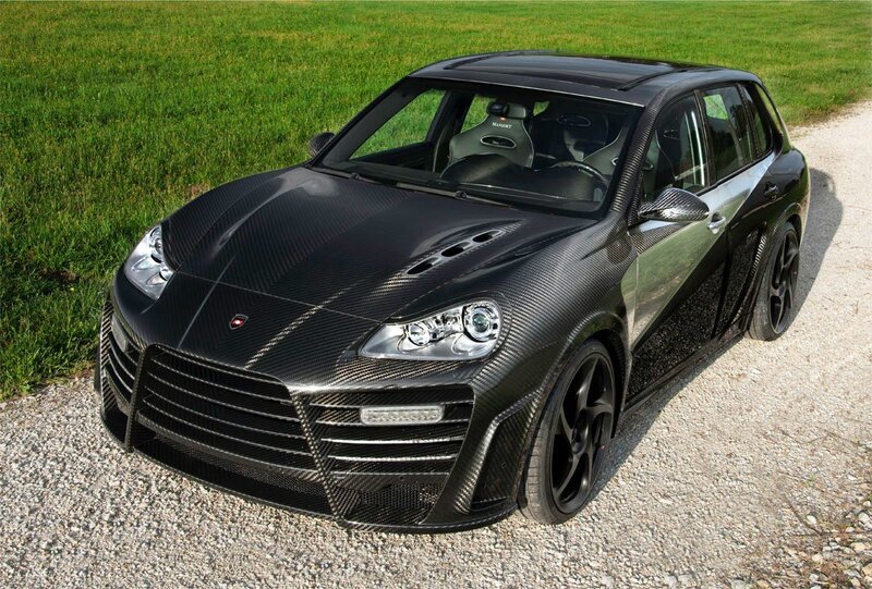 Black Carbon-fiber Car — Calm, Afternoon