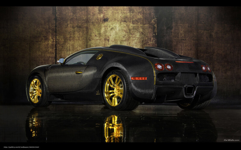 Black Carbon-fiber Car — Dramatic, Photograph