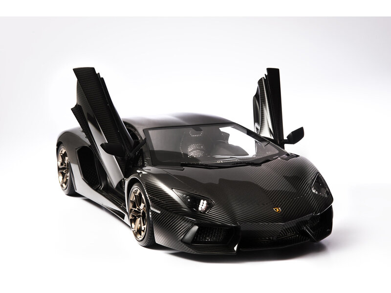 Black Carbon-fiber Car — Dramatic
