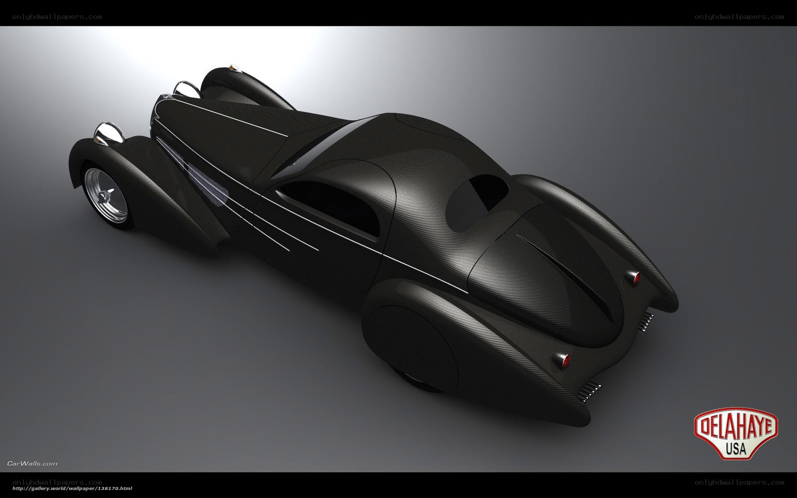 black carbon fiber car