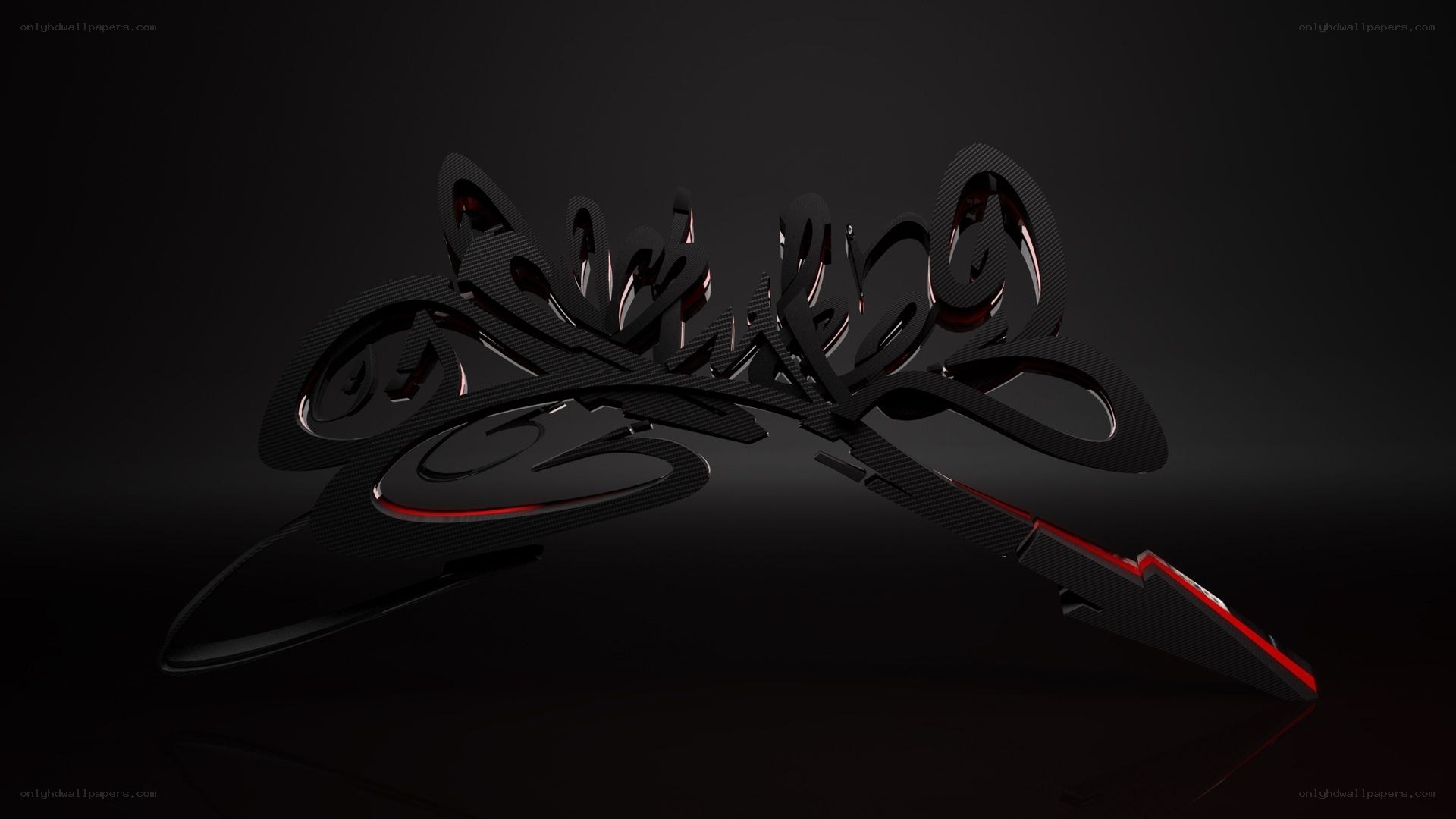 black carbon fiber logo design