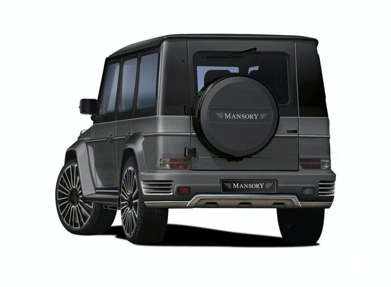 Black Carbon-fiber SUV — Neutral