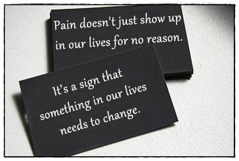 Black Cards with Text — Reflective