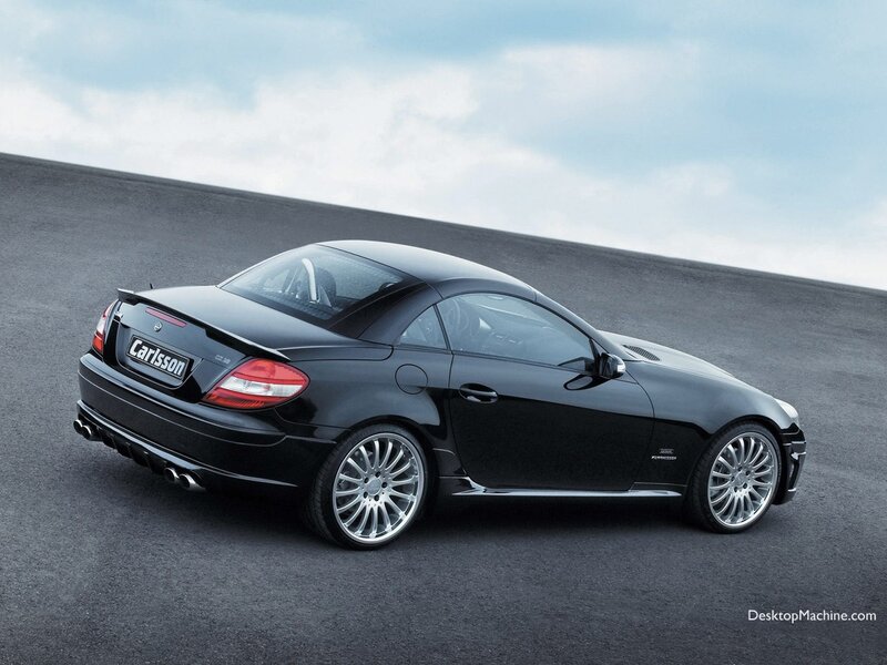 Black Carlsson convertible sports car