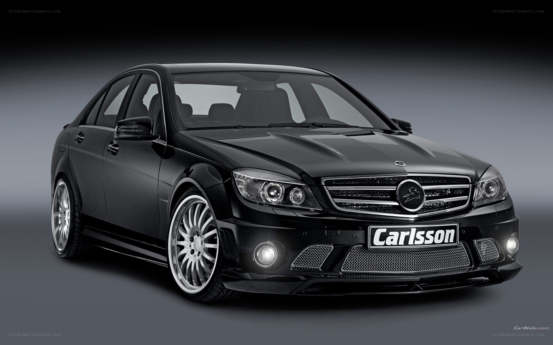 black carlsson sedan
