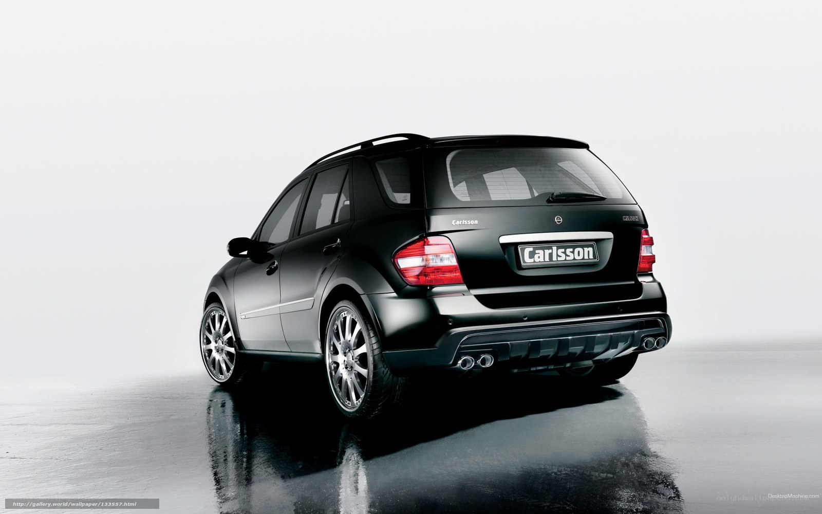 black carlsson suv