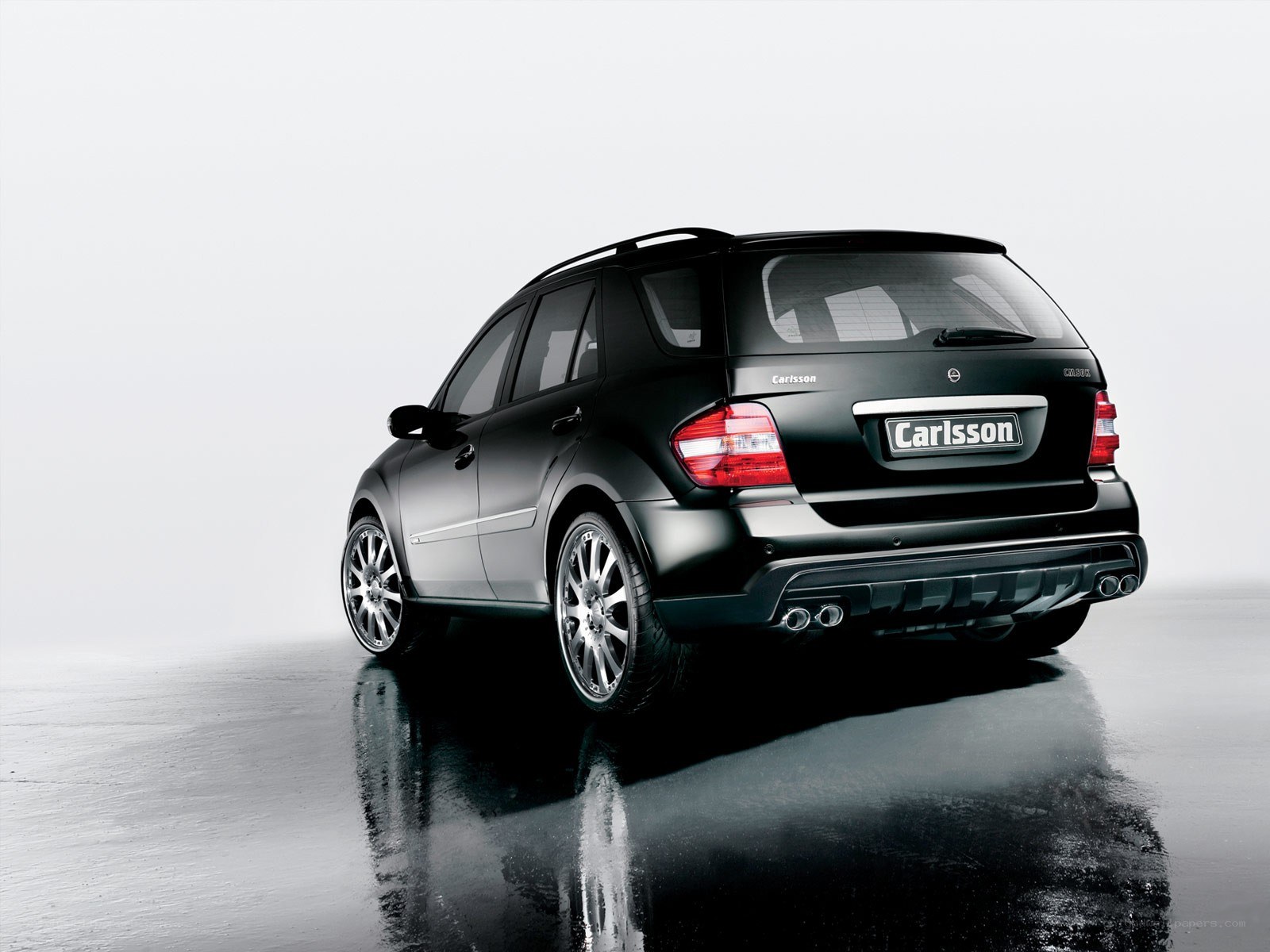 Black Carlsson SUV rear view
