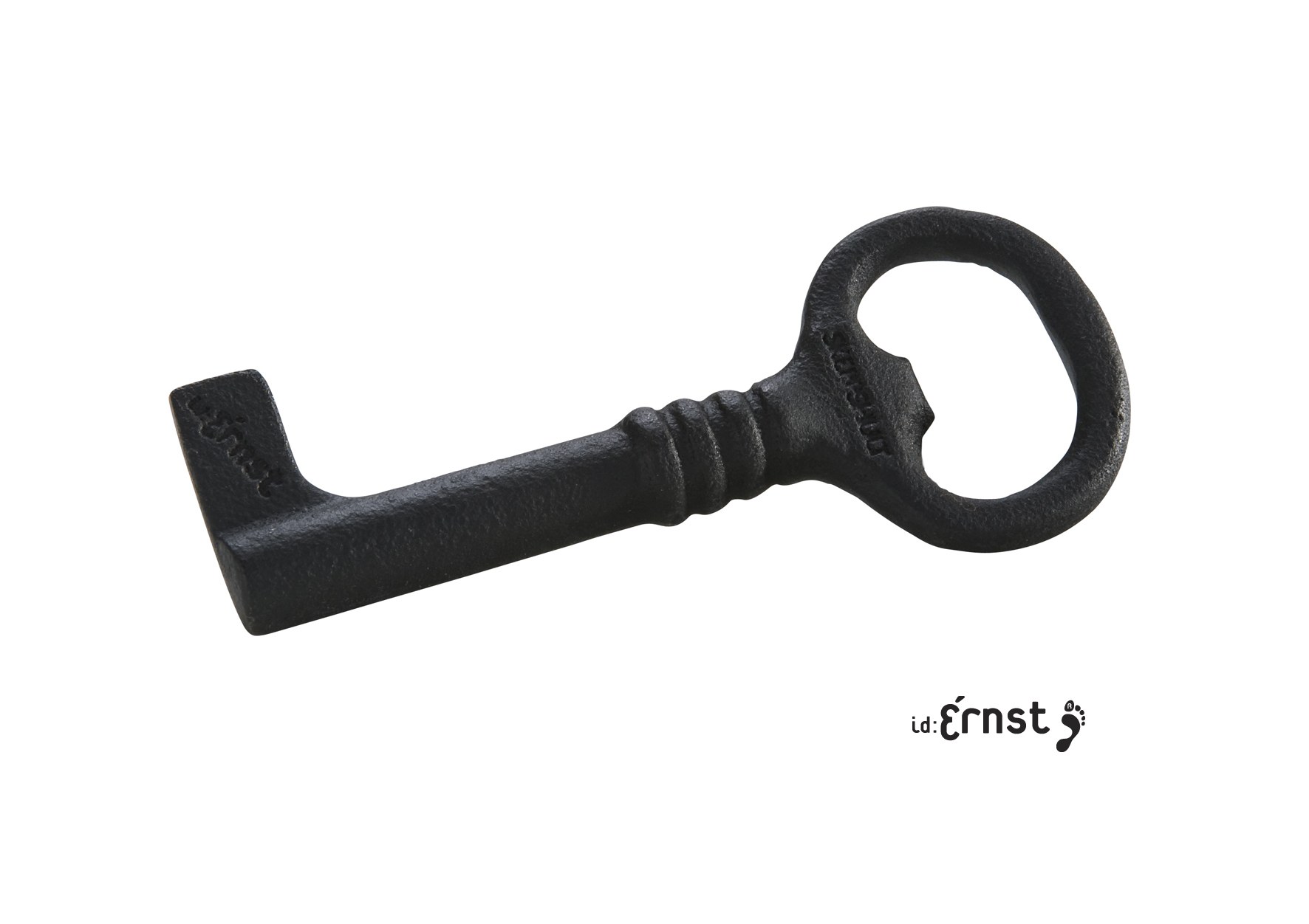 black cast iron key bottle opener