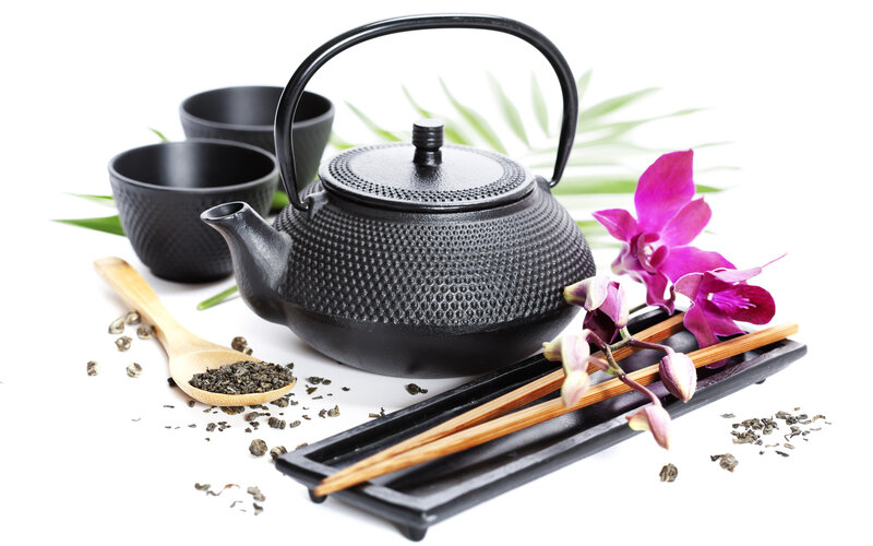 Black Cast-iron Teapot
