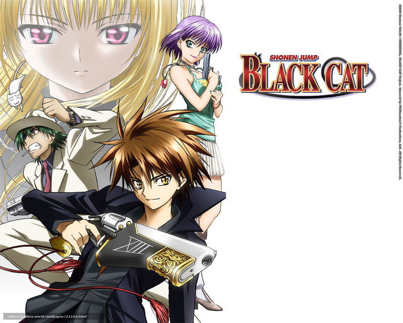 Black Cat anime characters