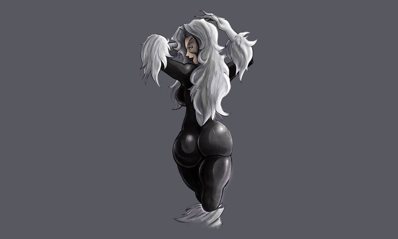Black Cat character art