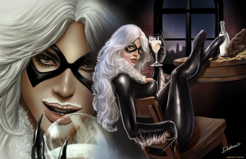 Black Cat character illustration