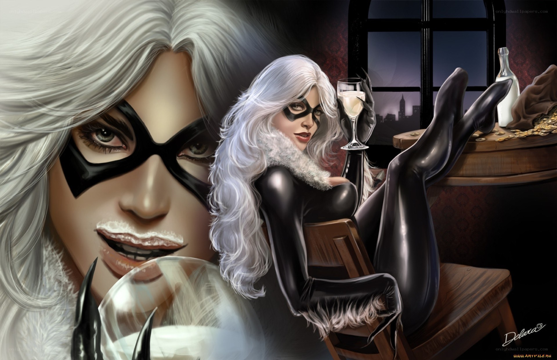 Black Cat character illustration