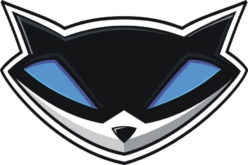 black cat face logo
