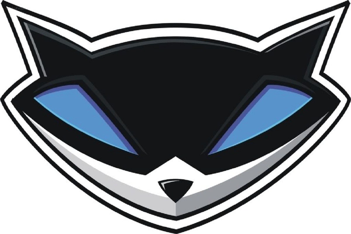 black cat face logo