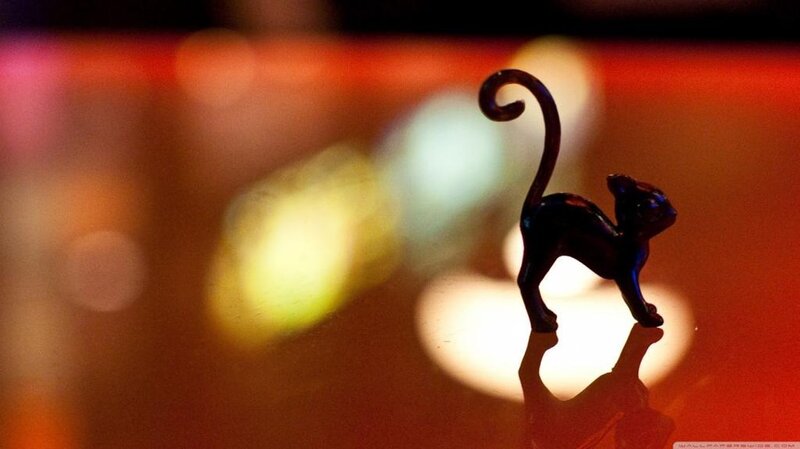 Black Cat Figurine