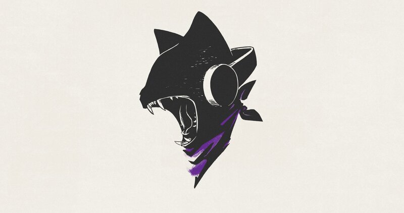 Black Cat Head